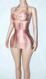 High waist mini