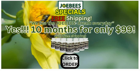 JOEBEES 10 Month SPECIAL - 10 Month Supply for $99 FREE SHIPPING!