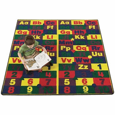 ABC123s Kids Educational Carpet