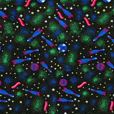 Bowl America™ Neon Rug