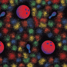 Bowl Burst™ Neon Rug