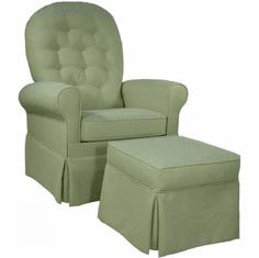 Demare Gliders Upholstered Glider Rocker & Ottoman 2359