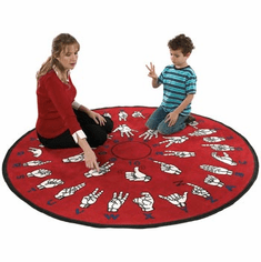 Hands That Teach Sign Language Carpet