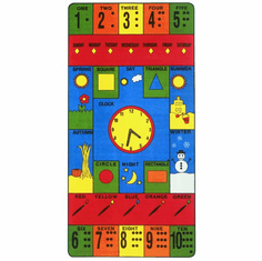 Learning Time Kids Bilingual Activity Rug