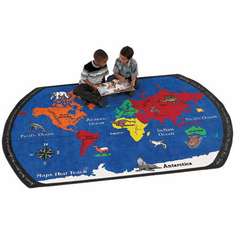 Maps That Teach Kids Carpet