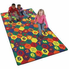 Math Time Kids Educational Carpet