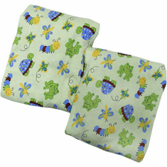 Naturally Baby Wiggles Crib Sheet 2-pack by NoJo