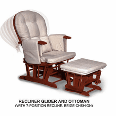 Recliner Glider & Ottoman