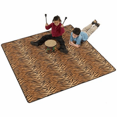 Tiger Stripes Kids Fun Carpet