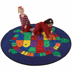Turtle Time Kids Activity Carpet