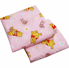Winnie the Pooh Crib Sheet - 2 Pack Pink Girls