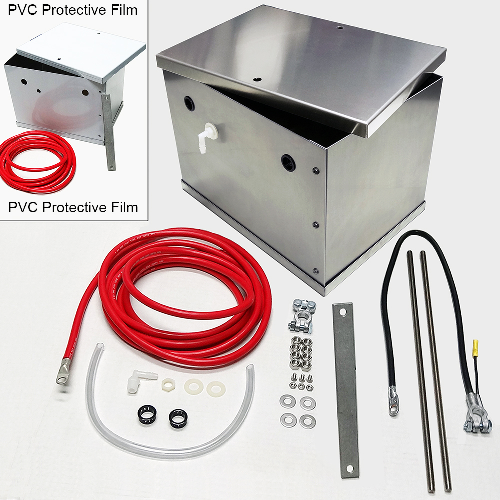 197920 Mustang UPR Battery Relocation Kit Enclosed w/ Cable