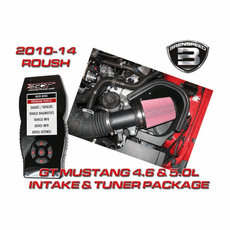 2010-14 Mustang GT 4.6 & 5.0L ROUSH Cold Air Intake/Custom Tuner Package