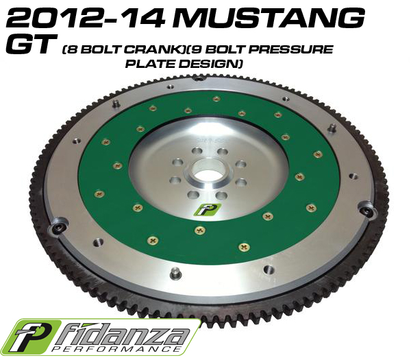 201214 Mustang GT Fidanza Aluminum Flywheel (8 bolt Crank)(9 bolt