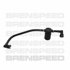 BLACK 05-10 Roush TVS Supercharger Direct Fit Brenspeed J&L Drivers Side Oil Separator