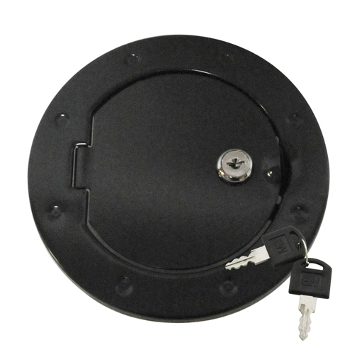 Black Mountain Black Fuel Door Cover Locking JK 0717
