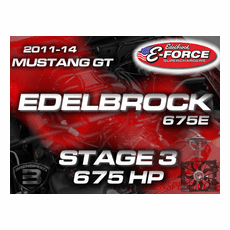 Brenspeed Stage 3 Edelbrock 675HP E-Force Supercharger Kit For 2011-2014 Mustang GT 5.0L