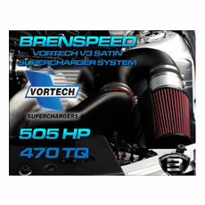 Mustang GT Vortech Supercharger V3 Non Intercooled Brenspeed Package (05-10)