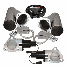 QTP Dual 3" Electric Exhaust Cutout