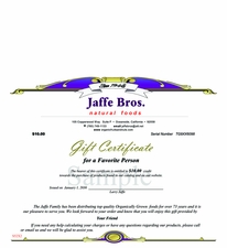 $10.00 Gift Certificate