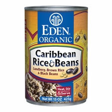 Organic Carribean Rice & Black Beans - 12/ 15 OZ cans