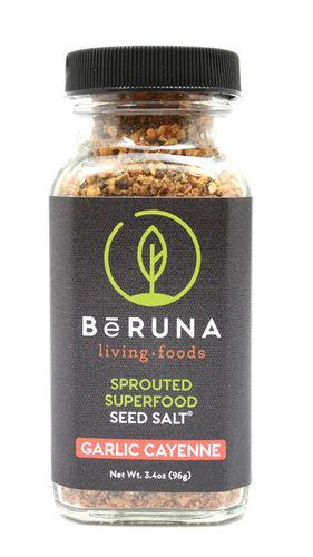 Organic GARLIC CAYENNE SEED SALT - <font size=+1>6/</font size> 3.2 OZ Bottles