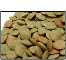 Organic GREEN LENTILS - 25 LBS