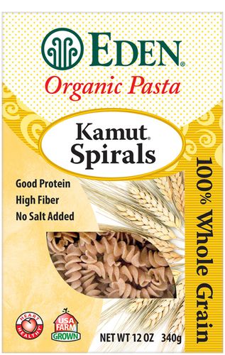 Organic KAMUT SPIRALS - 3/ 12 oz Boxes - Out of Stock