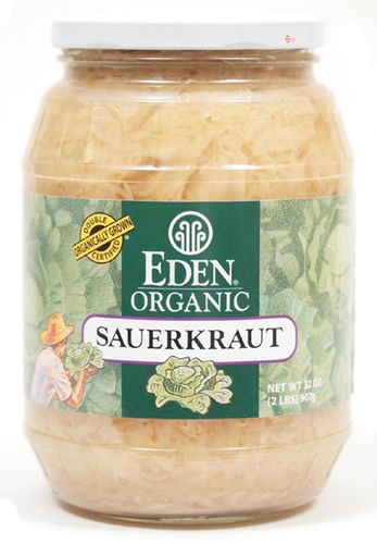 Organic SAUERKRAUT - 12/ 32 oz Jars