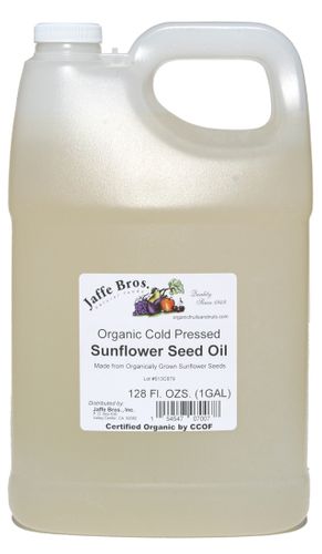 Organic SUNFLOWER OIL - 3/ 1 Gallon