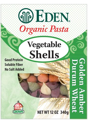 Organic Whole Wheat MEDIUM VEGETABLE SHELLS - 3/ 12 oz Boxes - Out of Stock