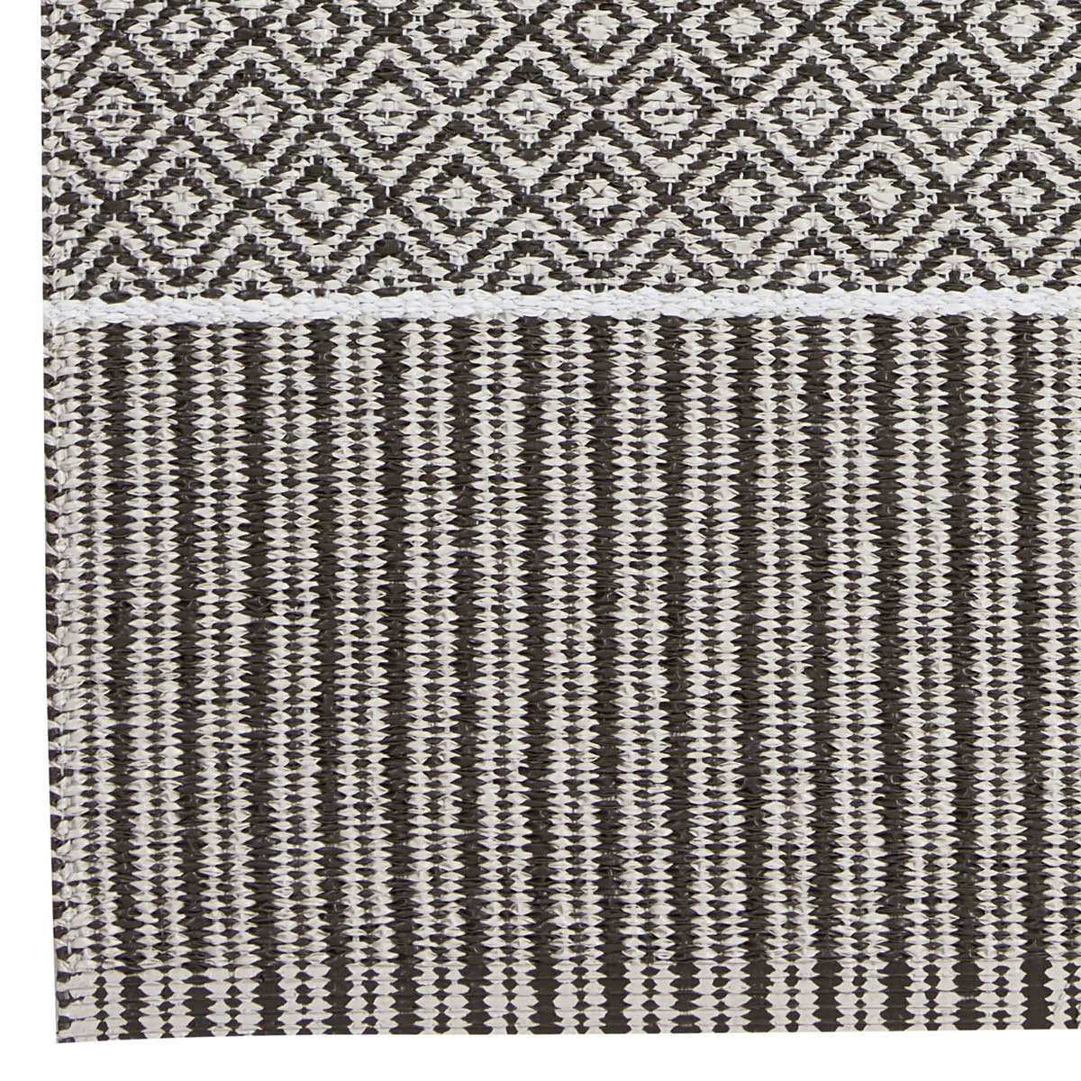 HRD Swedish Rugs Alfie Indoor / Outdoor Swedish Woven Rugs, Grey