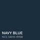 CH24 Wishbone Chair, Navy Blue, Natural Paper Cord Seat