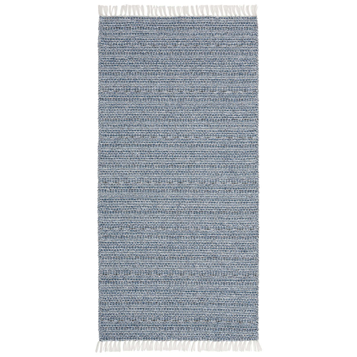 HRD Swedish Rugs Svea Indoor / Outdoor Swedish Woven Rugs, Blue