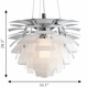 Louis Poulsen PH Artichoke Pendant Light, Sandblasted Glass, 33.1"