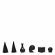 Authentic Man Ray Wood Chess Board & Pieces