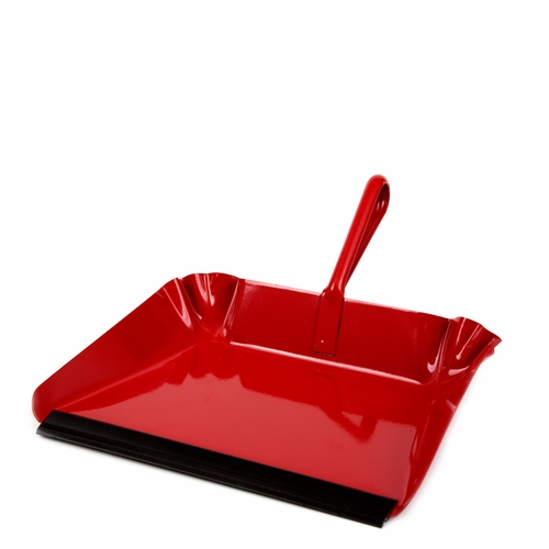 Iris Hantverk Metal Dustpan, Red