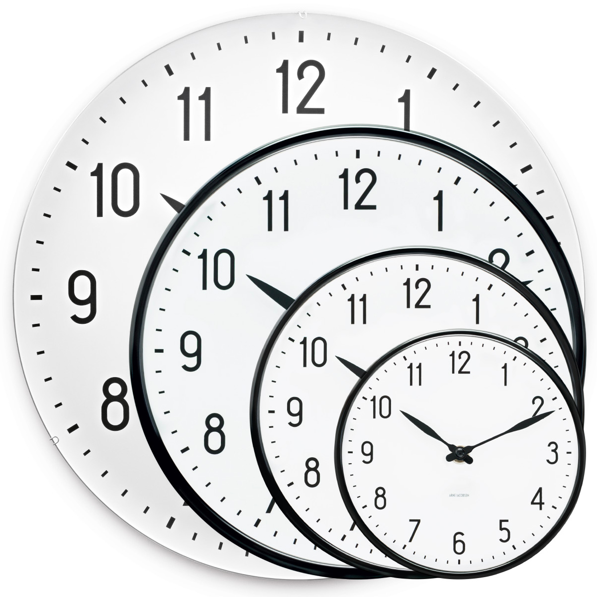 Arne Jacobsen Arne Jacobsen Station Wall Clock - Four Size Options