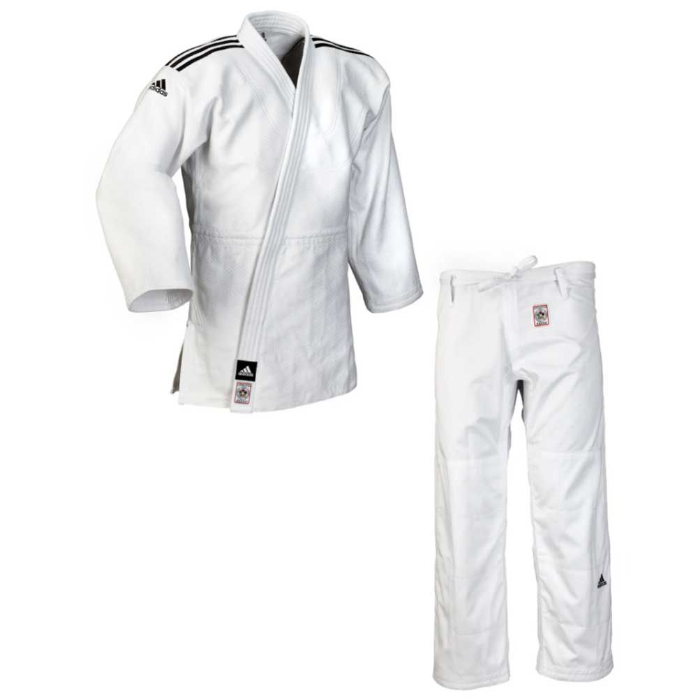 ADIDAS CHAMPION 2 IJF JUDO UNIFORM (WHITE SIZE 190)at $199.95