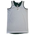 ADIDAS GREEN-WHITE REVERSIBLE JERSEY - image 1