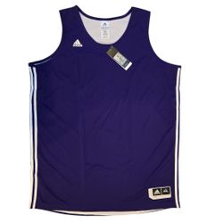 ADIDAS PURPLE-WHITE REVERSIBLE JERSEY