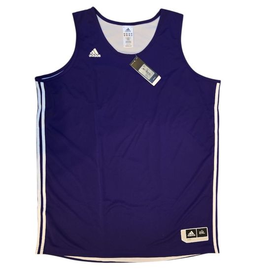 ADIDAS PURPLE-WHITE REVERSIBLE JERSEY
