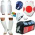 Complete Taekwondo Sparring Gear Set - Head, Chest, Arm, Leg & Groin Guards | Muay Thai Martial Arts Protection