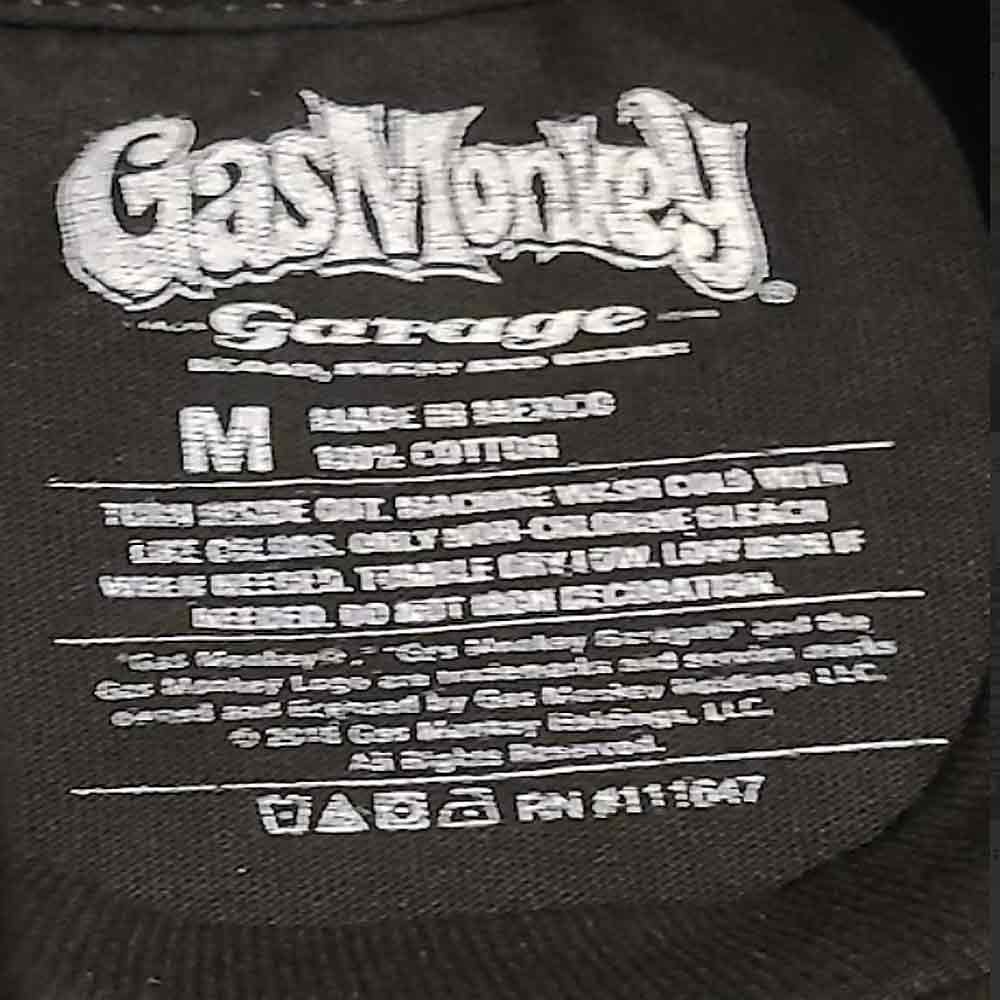 Gas Monkey Garage T-Shirt Bar Knuckles Hands Black-5XL - Foto 2