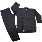 GTMA BLACK 100% COTTON KARATE UNIFORM