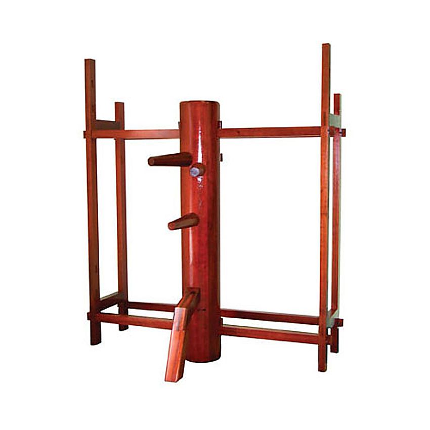 TIGER CLAW TRADITIONAL WING CHUN WOODEN DUMMY WITH STAND WITH FREE