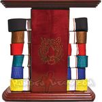 TABLE TOP BELT DISPLAY WITH LASER CARVED TIGER