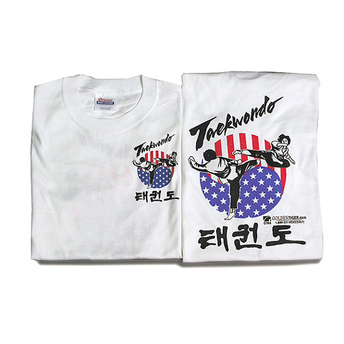 TAE KWON DO PRINTED T-SHIRTS on sale for only $12.65