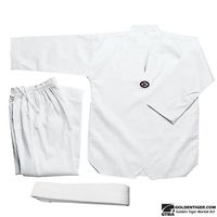 WHITE CORDUROY TKD UNIFORM