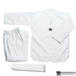 WHITE CORDUROY TKD UNIFORM